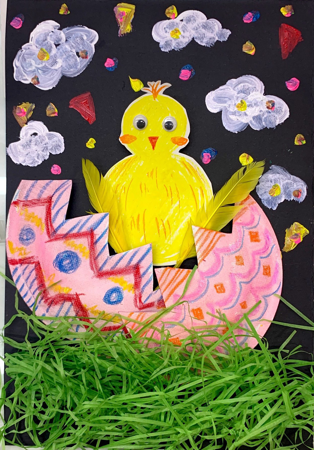 儿童创意美术教学:动物画-小鸡——小鸡海蒂