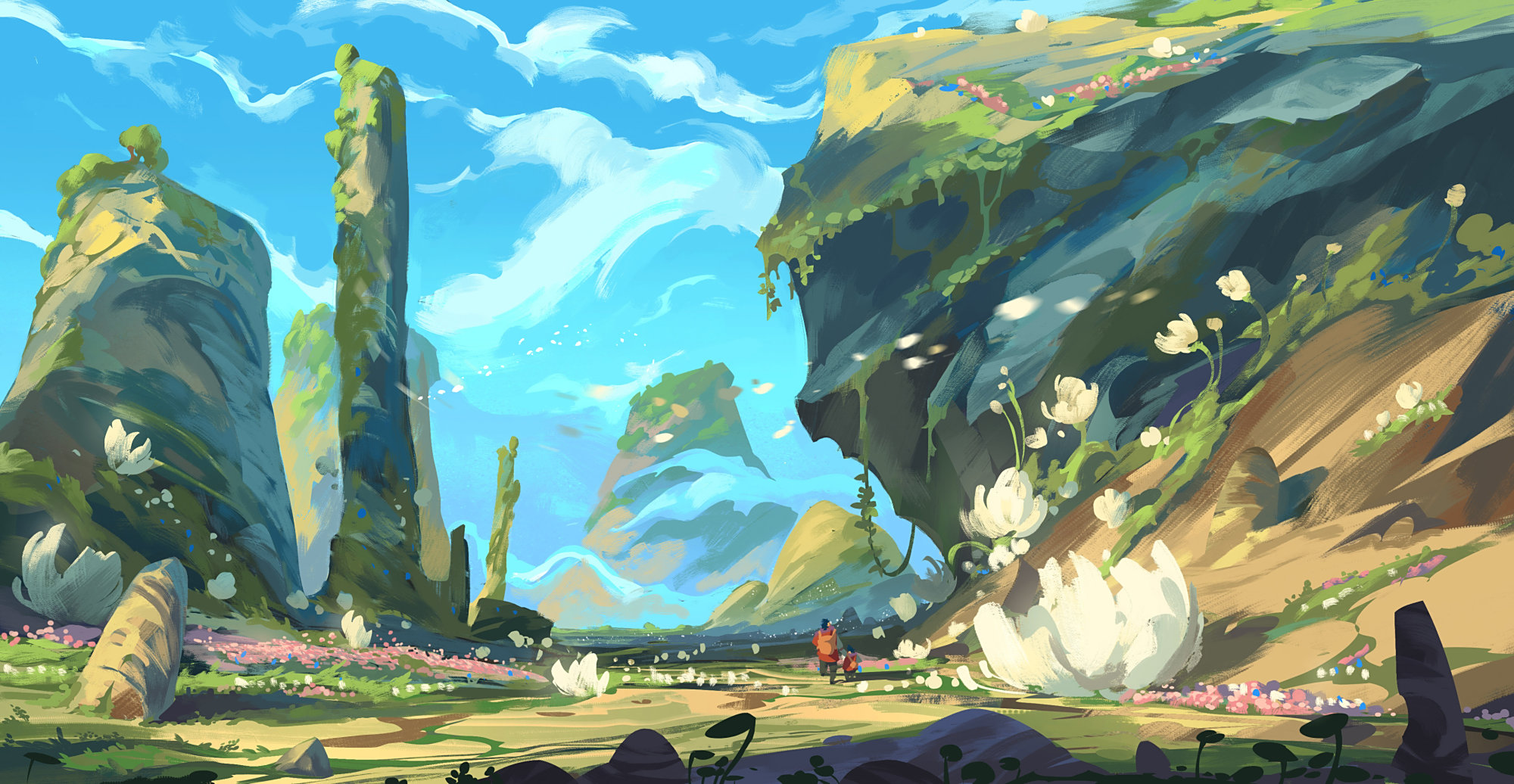 一组高质量场景插画作品欣赏!题材多样画技十分成熟!