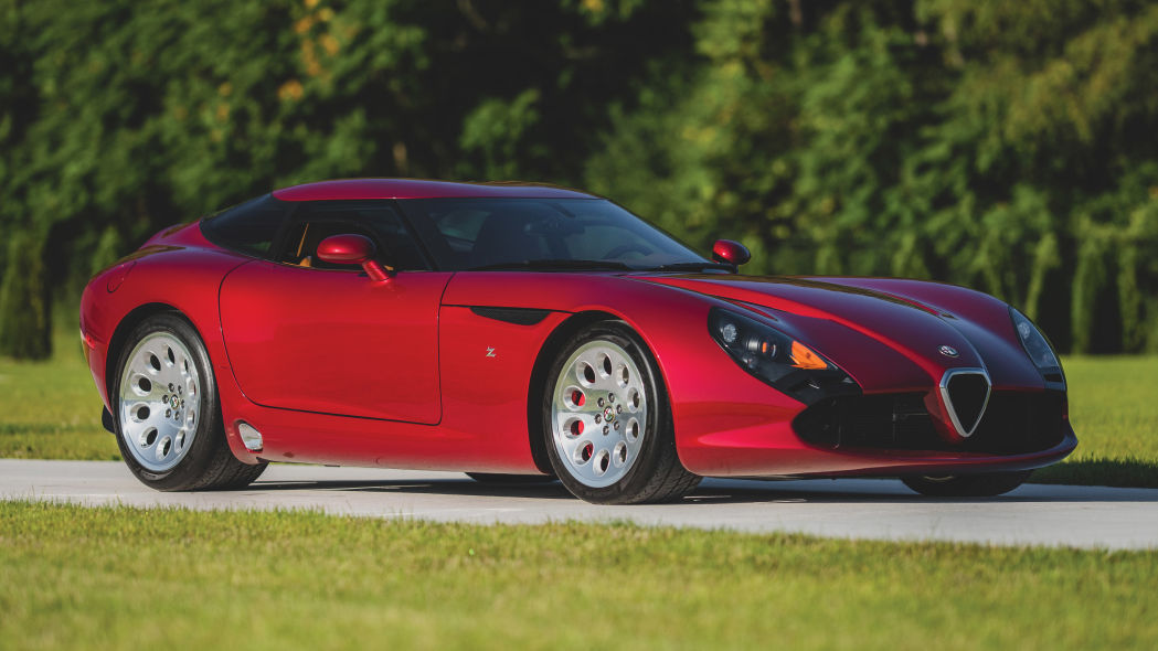 2010年的阿尔法罗密欧tz3 stradale zagato,还是那么迷人