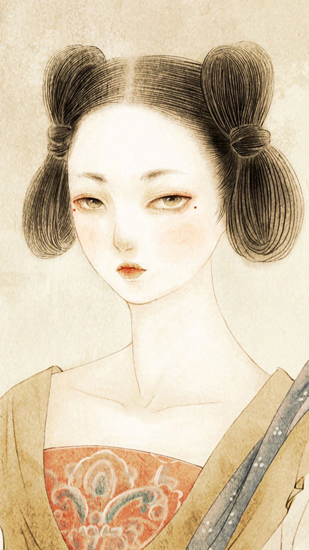 孤傲清冷的古风女子图,迷人万分,每一张都可当壁纸,值得收藏!