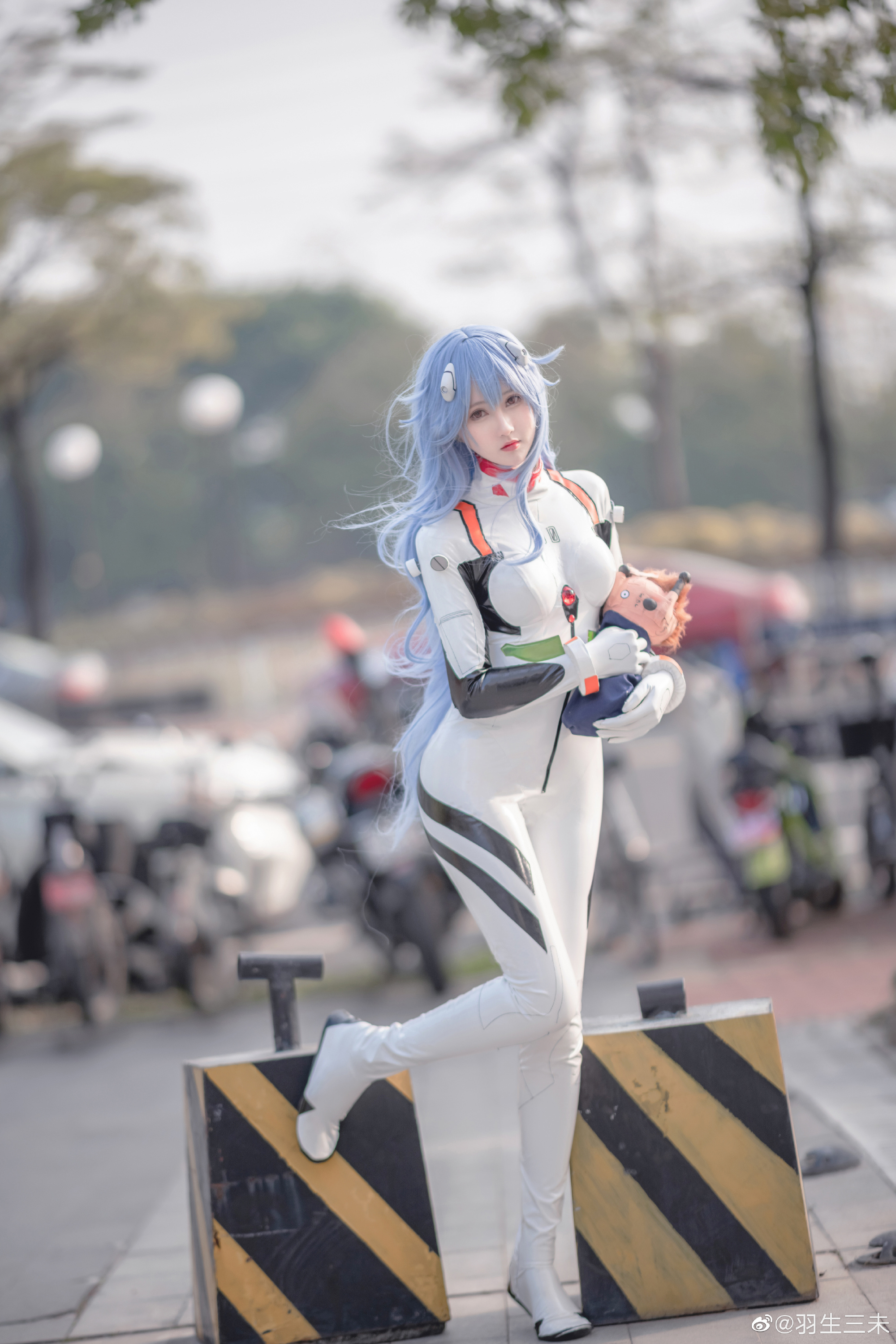 《新·福音战士剧场版:终》绫波丽长发cos,小姐姐唯美清纯