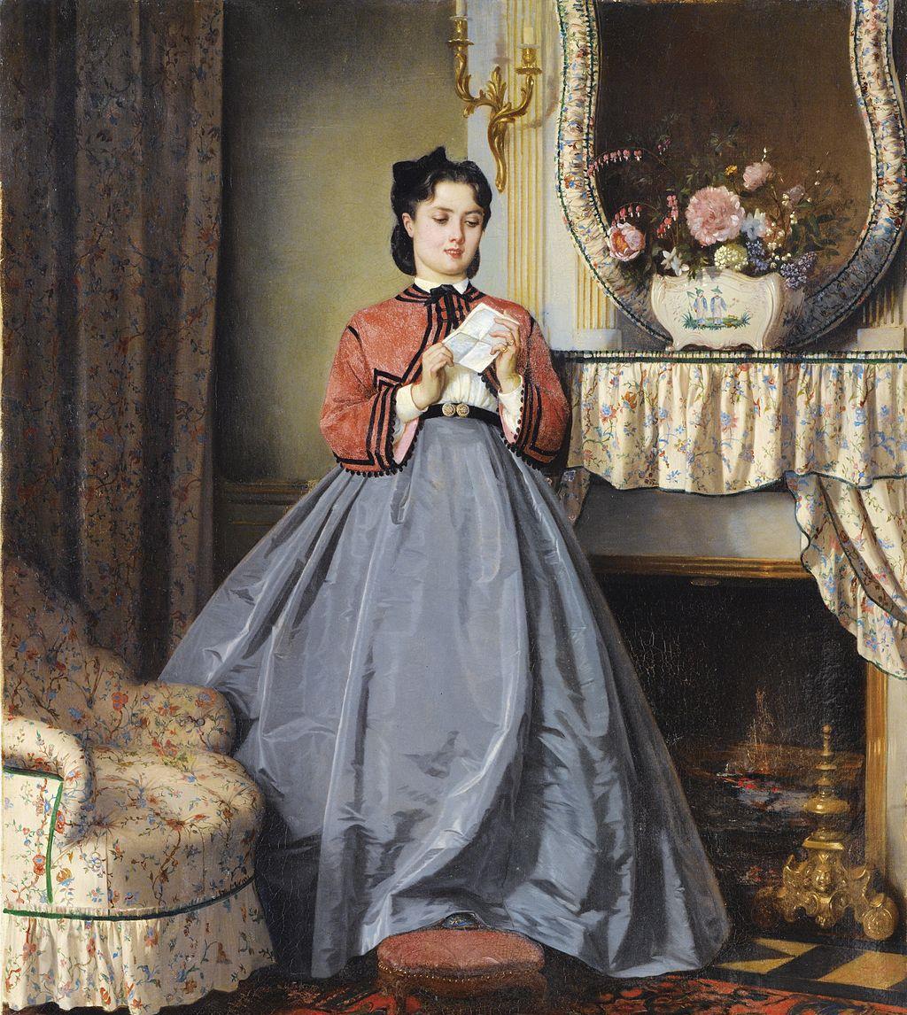 法国画家奥古斯特·图尔多(1829-1890年)经典女性油画欣赏