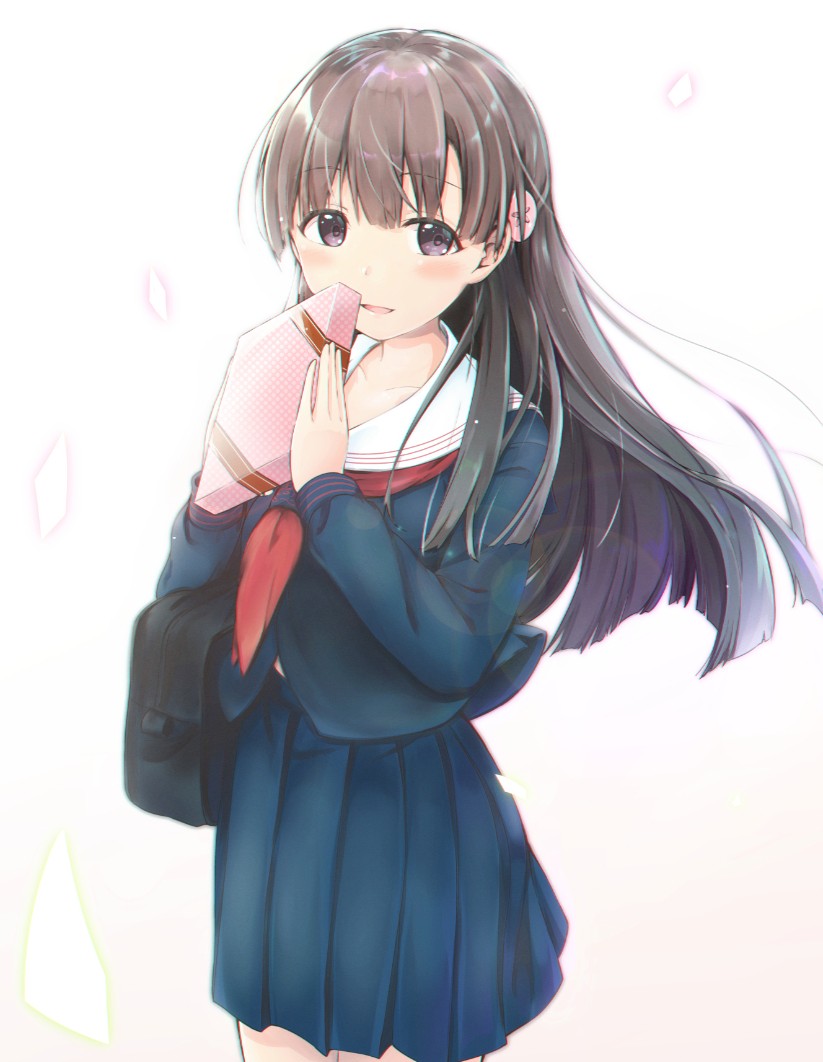 青春偶像少女二次元漫画《灰姑娘女孩》女主"小早川纱枝"的插画