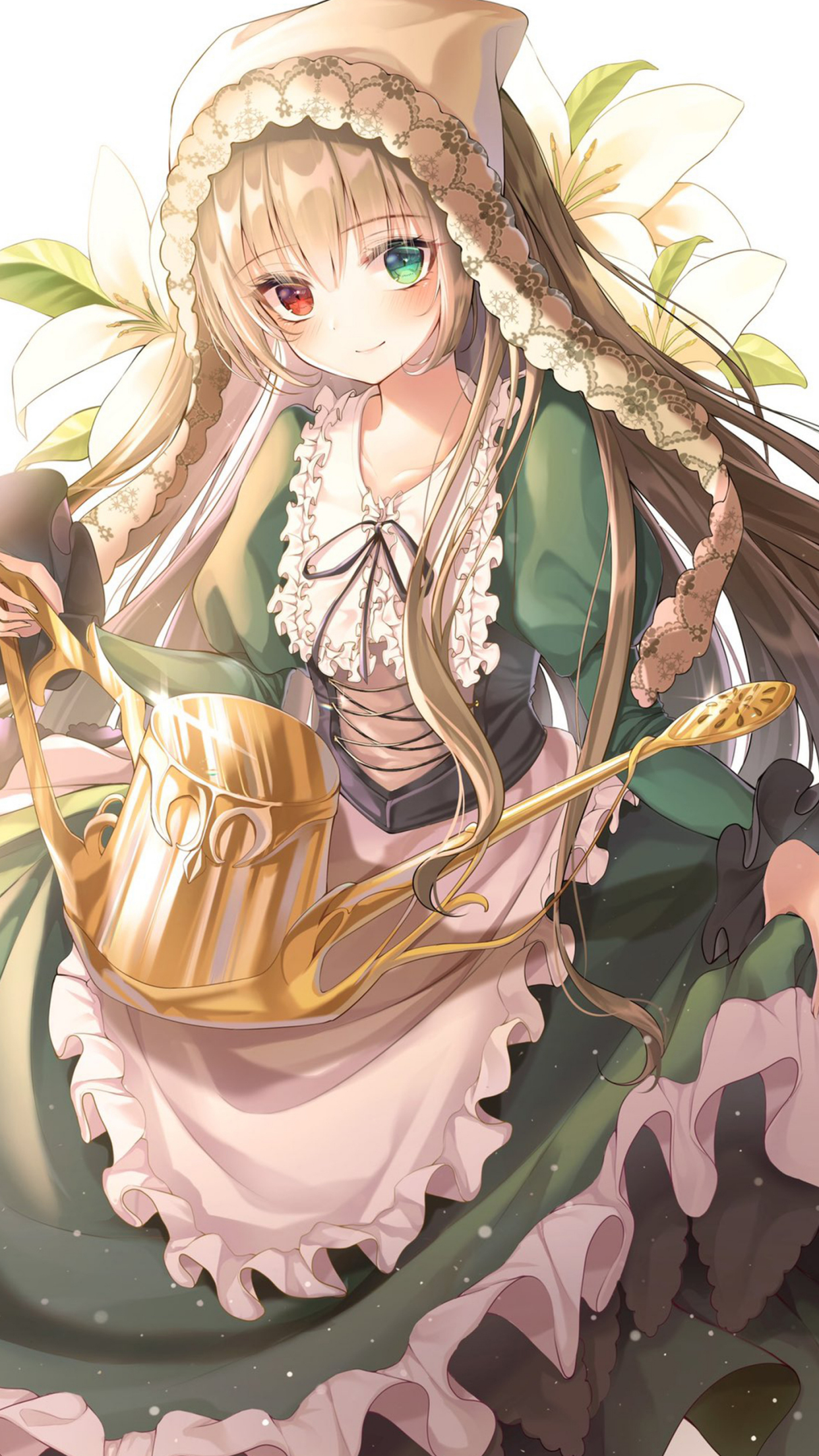 《蔷薇少女》高清手机壁纸分享,在残酷战斗中挣扎成长的动漫女孩