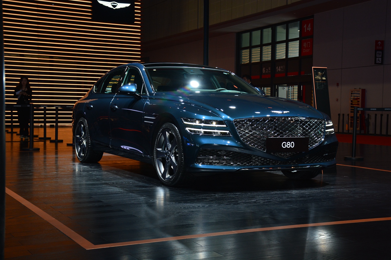 2021上海车展实拍:捷尼赛思g80