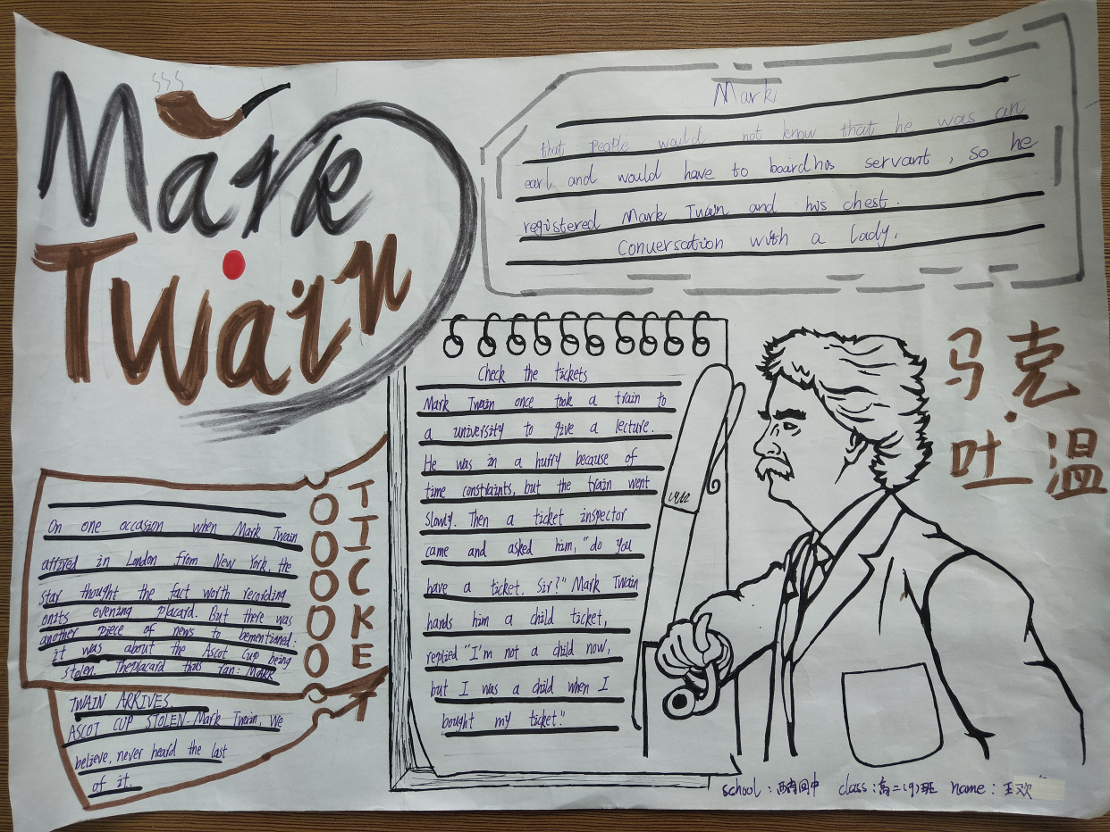 英语名著手抄报