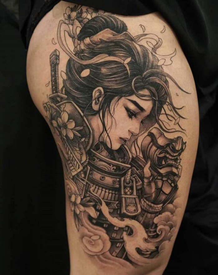 大面积精悍耐看的传统纹身 经典的永不过时(一)