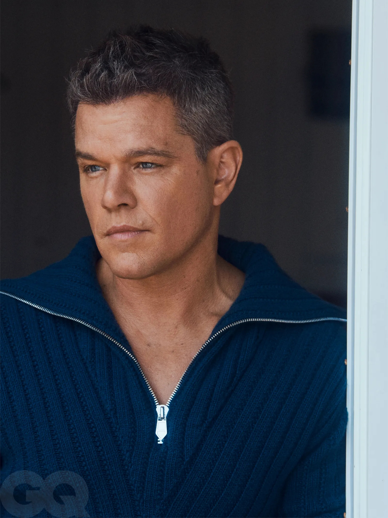 马特达蒙gq10月刊封面大片:50岁魅力绅士的品质生活