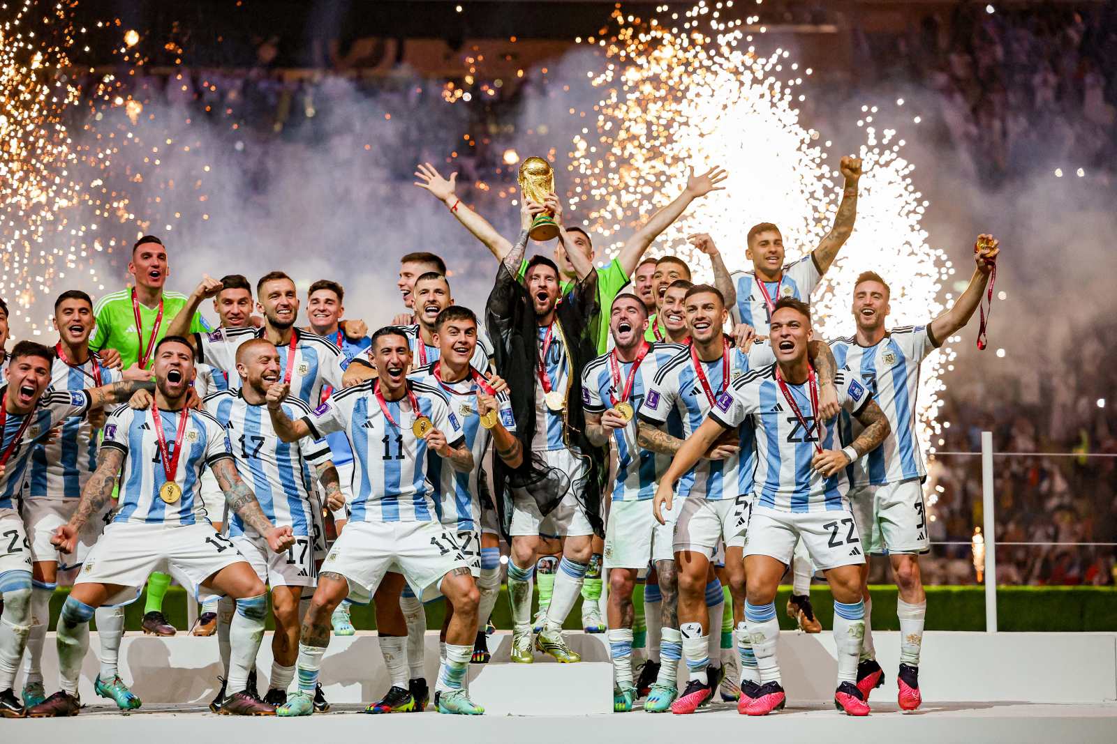 2022世界杯落幕,阿根廷夺得大力神杯,恭喜球王梅西