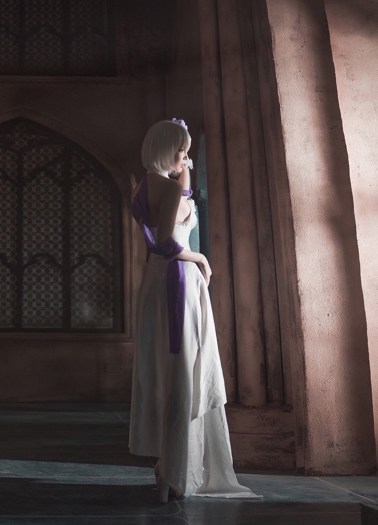 二次元cos丨碧蓝航线·天狼星·纯白蔷薇丨爱老师_phd