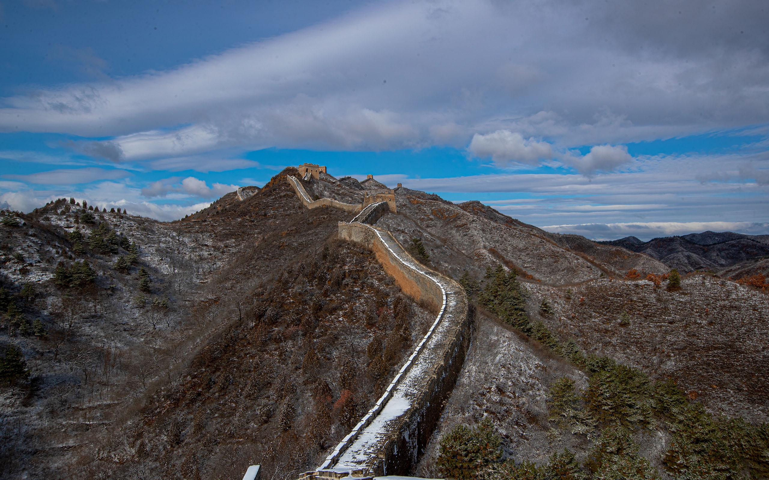 长城冬天迷人美景