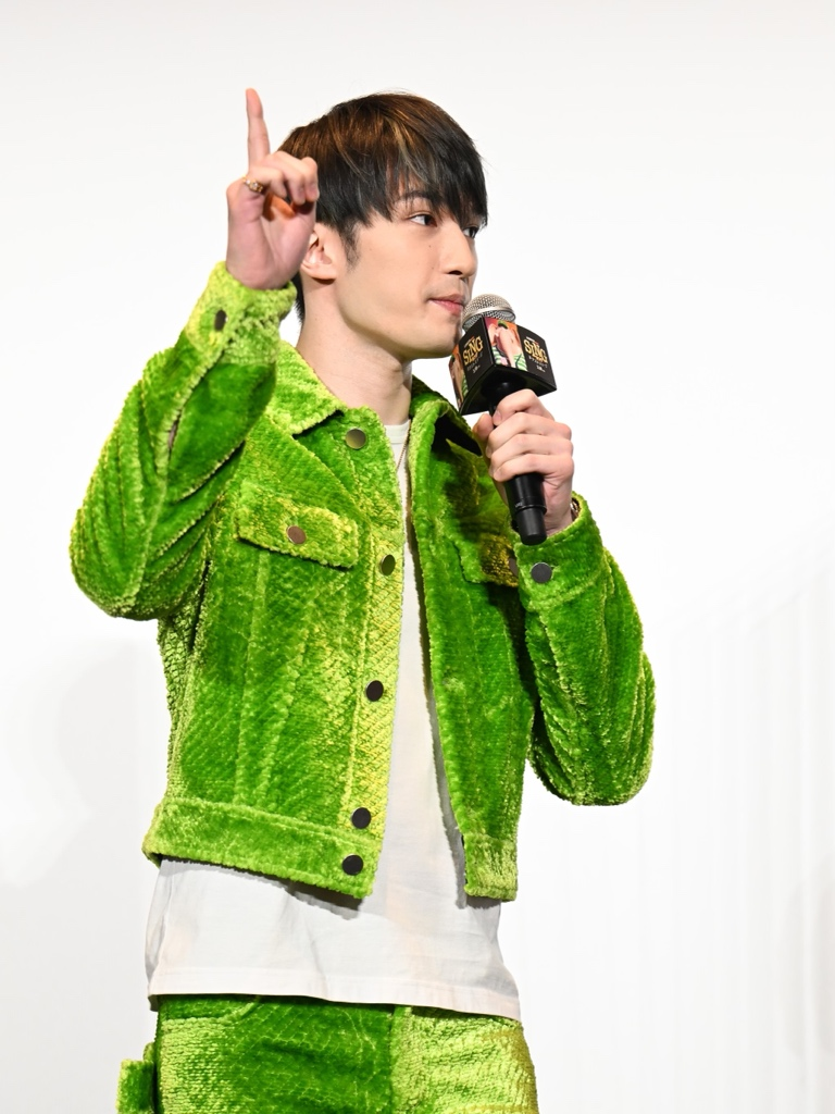 组图:sixtones杰西出席《欢乐好声音2》首映礼 担任日文配音