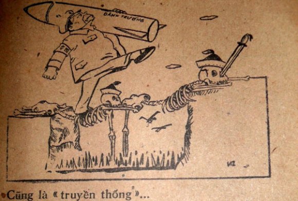 对越自卫反击战:越南为了鼓舞士气,竟然制作了这组漫画