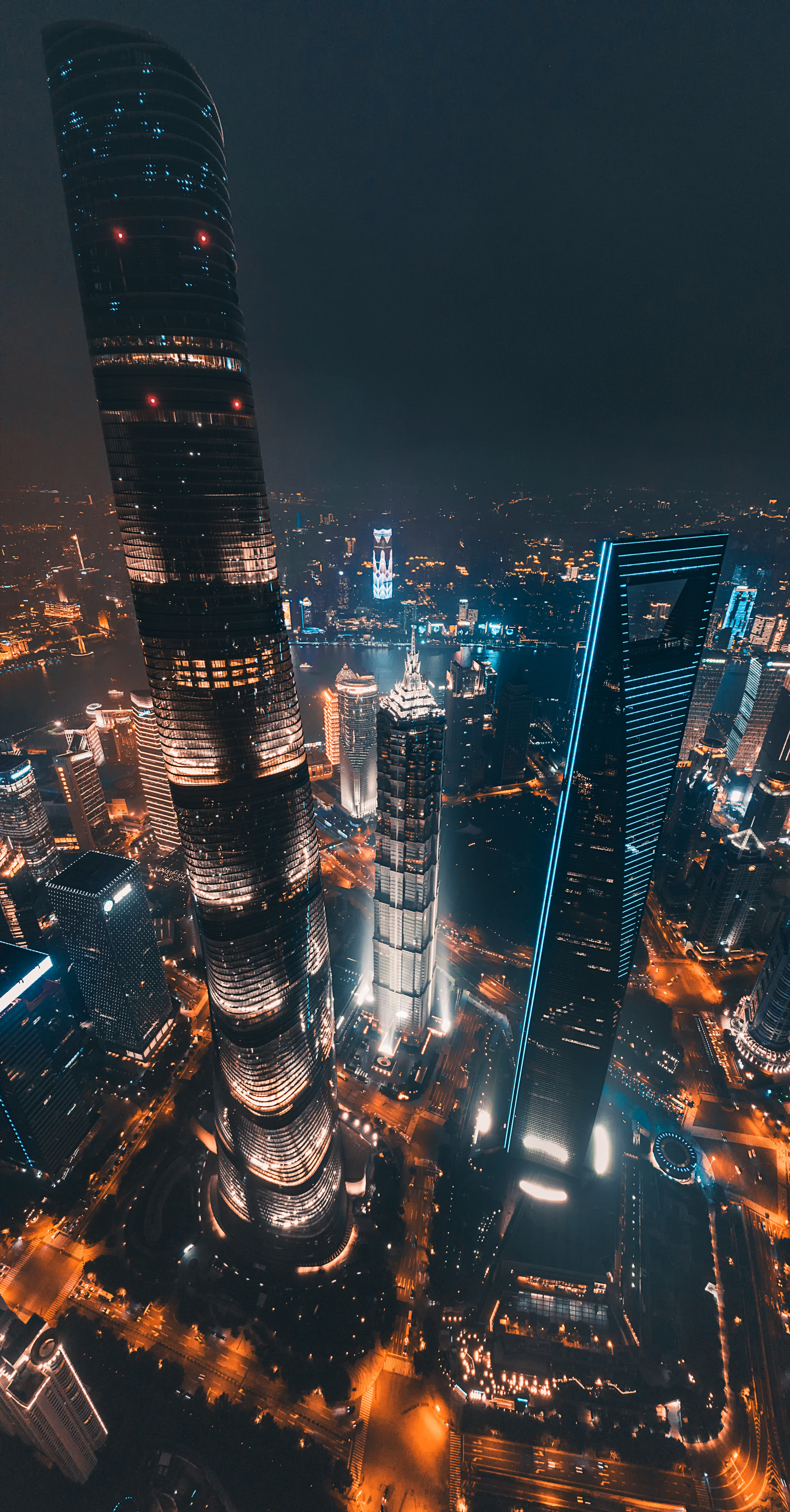 航拍魔都城市脉络