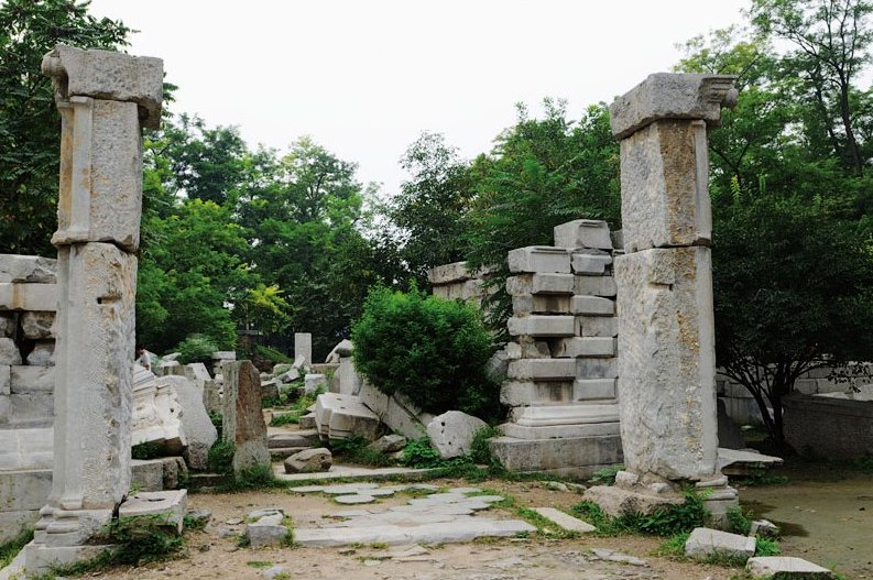 北京颐和园随拍园内遗址