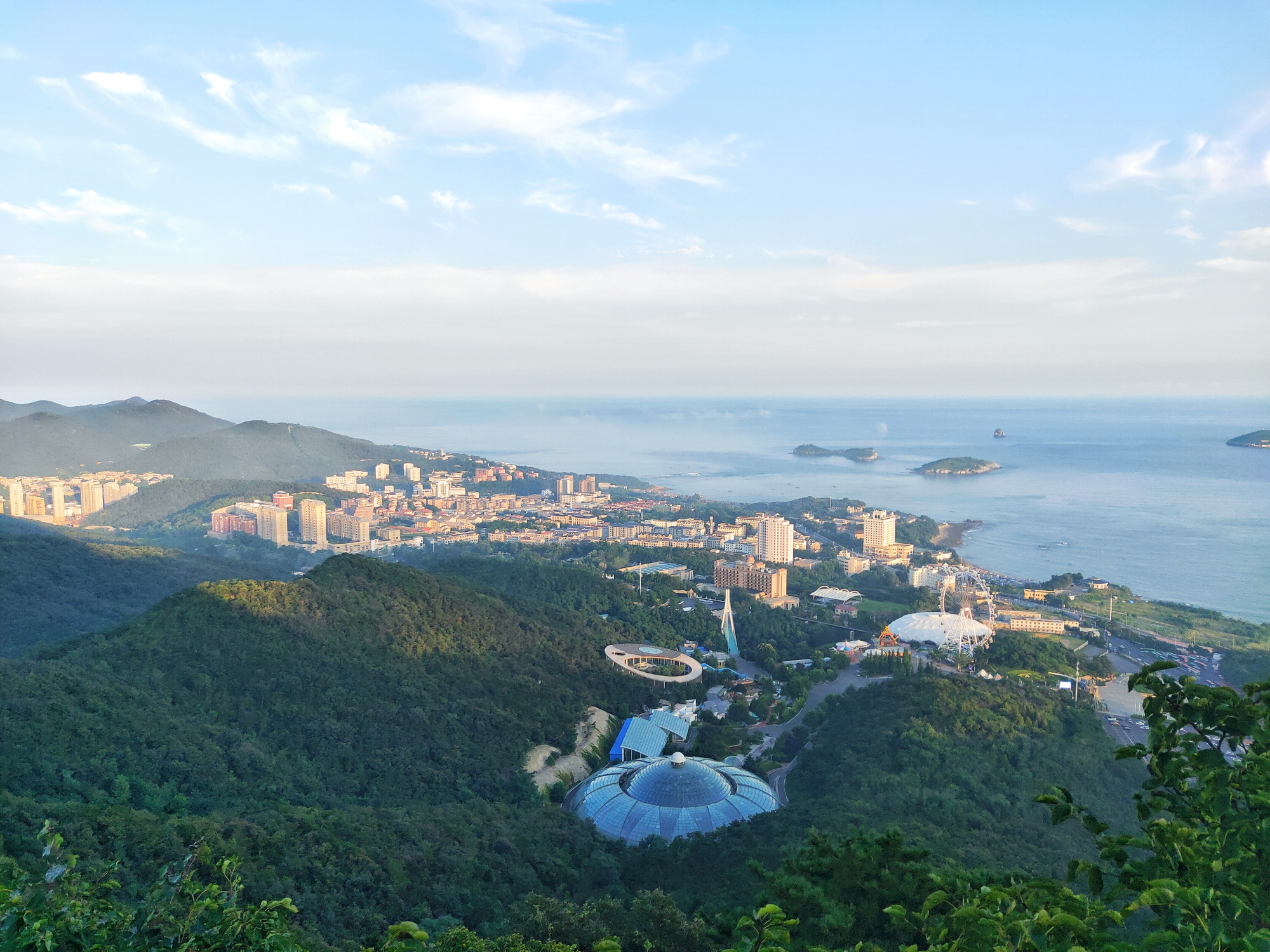 大连莲花山观景台最美风景