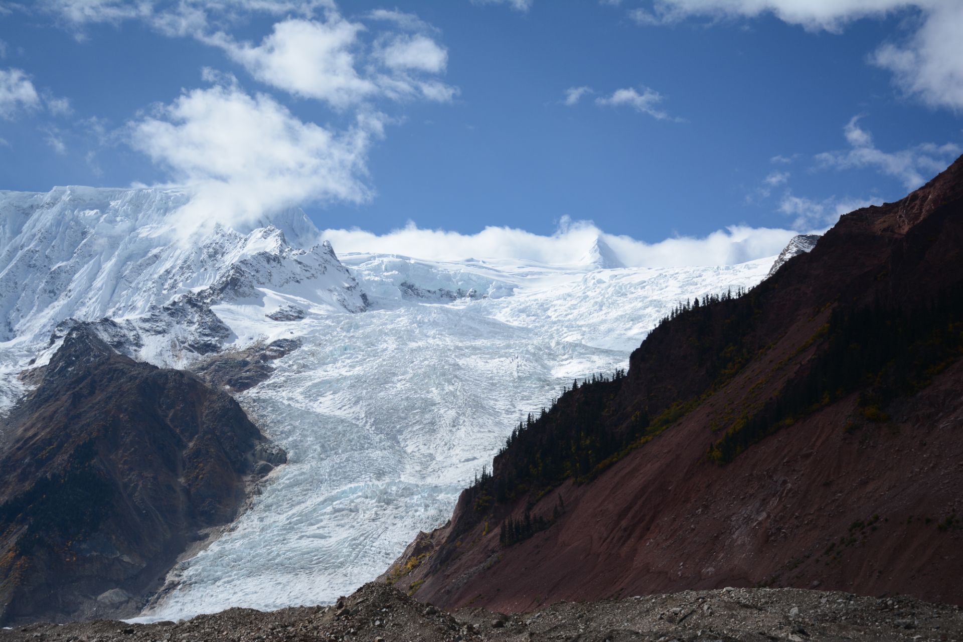 西藏自治区 林芝市 波密县 米堆冰川 中国六大最美冰川之一