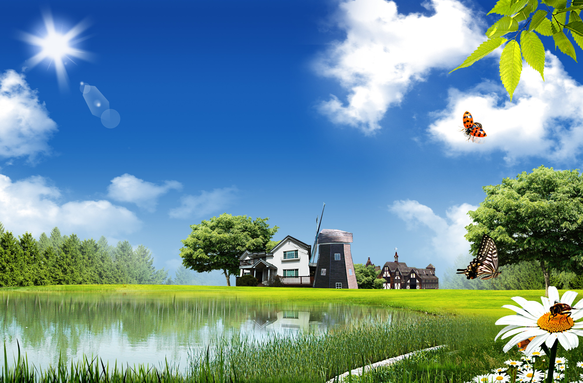 高清大图素材摄影韩式自然背景图25