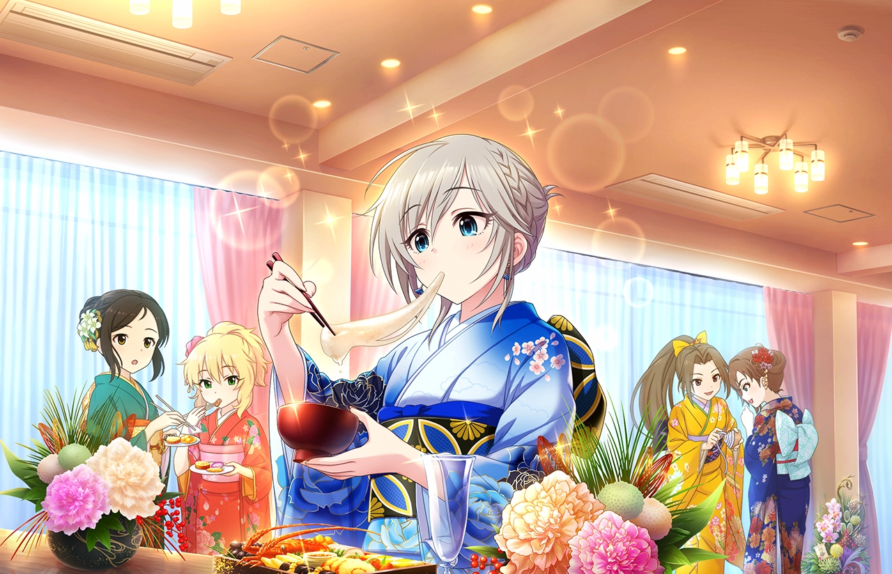 精选《偶像大师灰姑娘女孩》安娜史塔西亚的高清插画卡片,收了吧