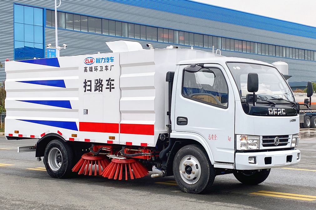 【高清无水印】东风3吨扫路车图片大全