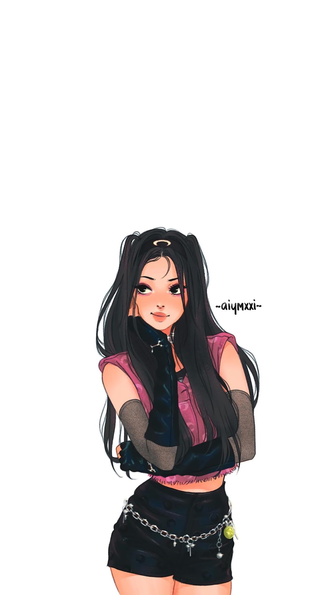 高清手绘blackpink壁纸,闺蜜头像壁纸