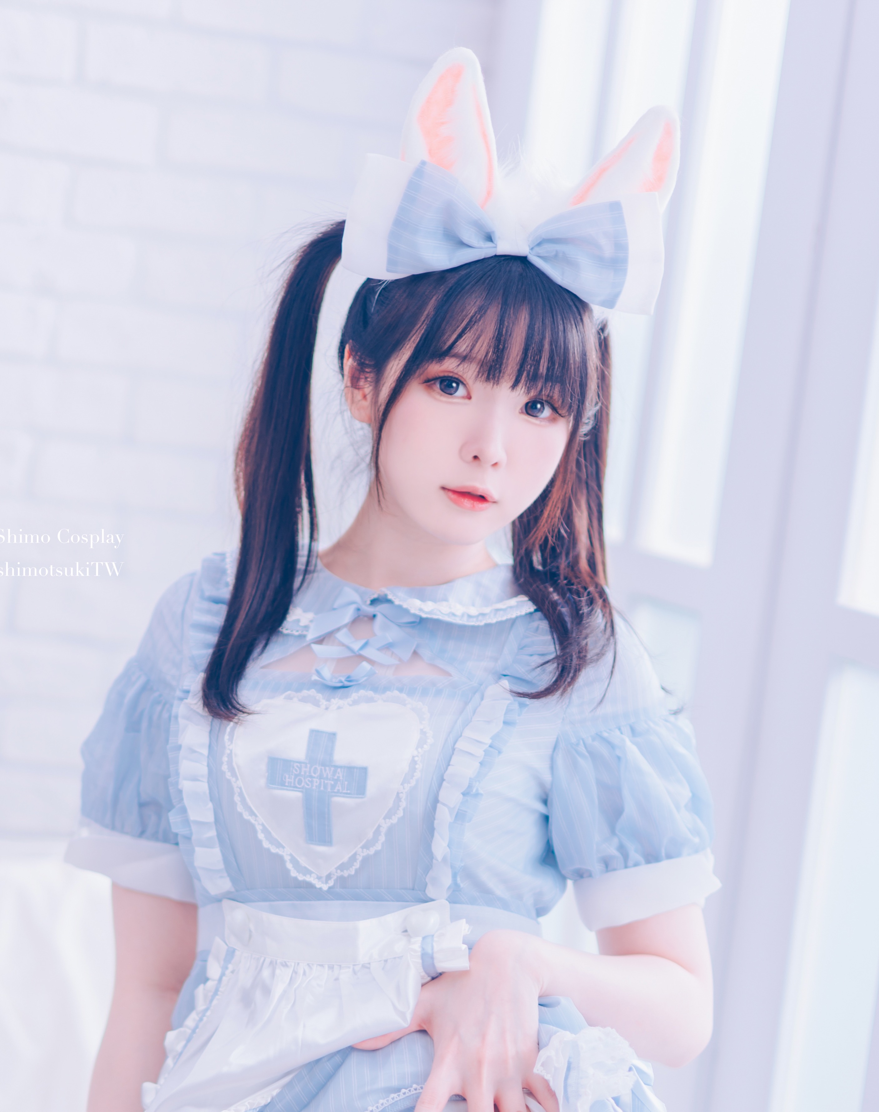 cosplay欣赏丨女仆裙·蓝色丨霜月shimo