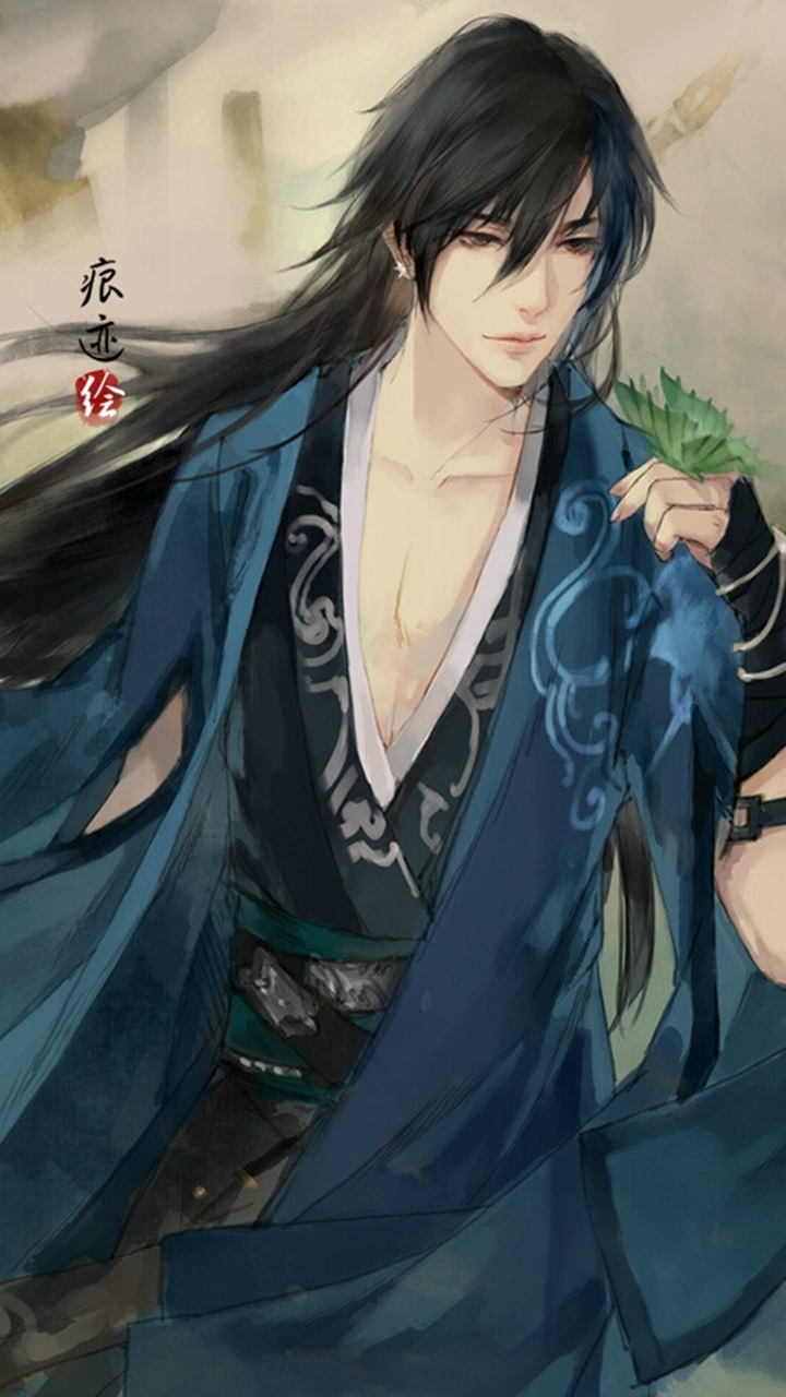 二次元古风美男系列唯美插画图集!丈夫无苟求,君子有素守