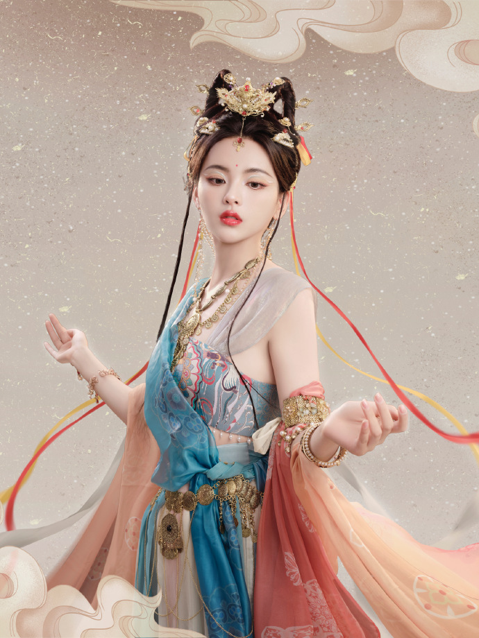 杨超越敦煌风造型太好看了