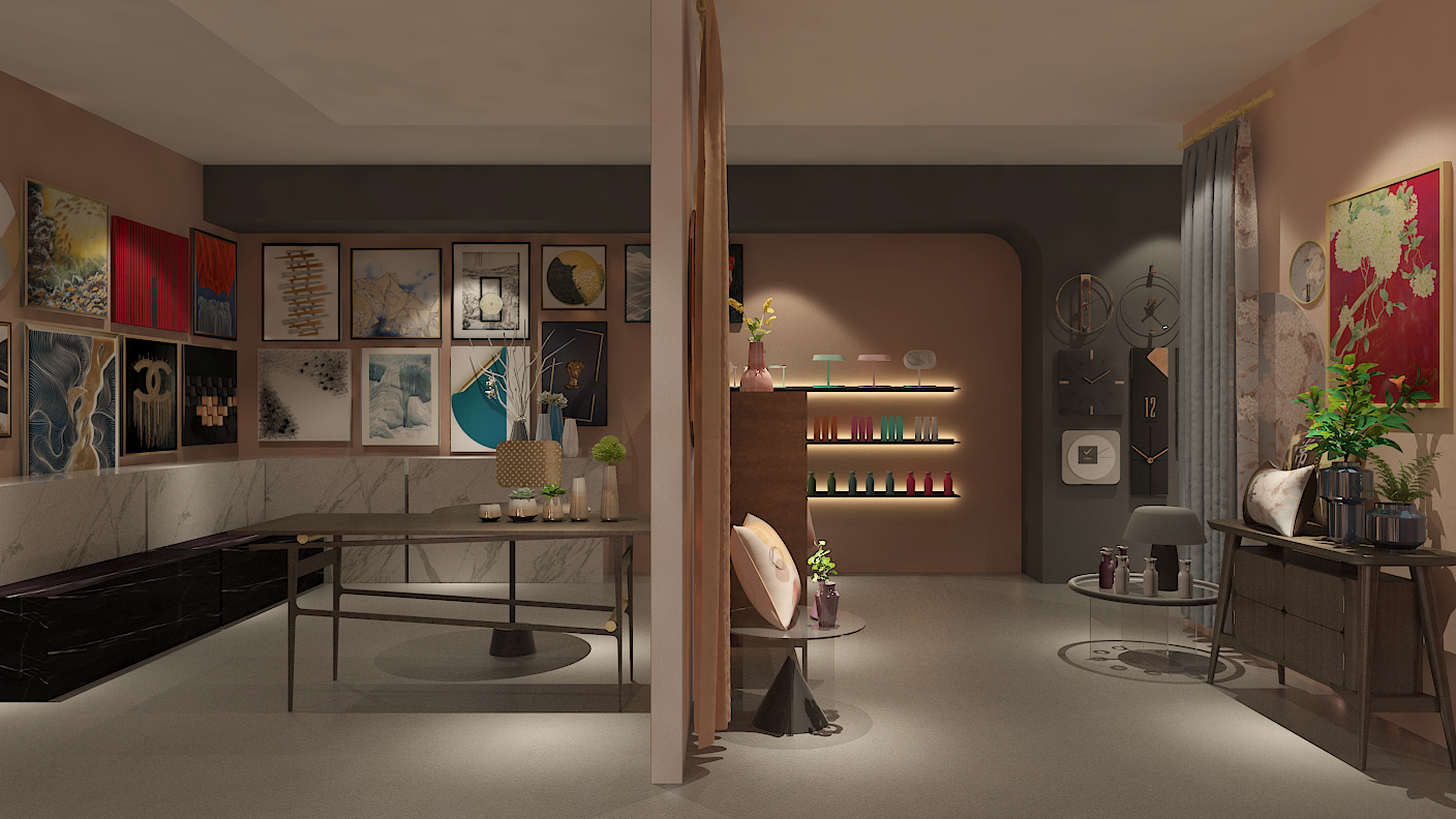 gotta艺术软装店面展示效果图