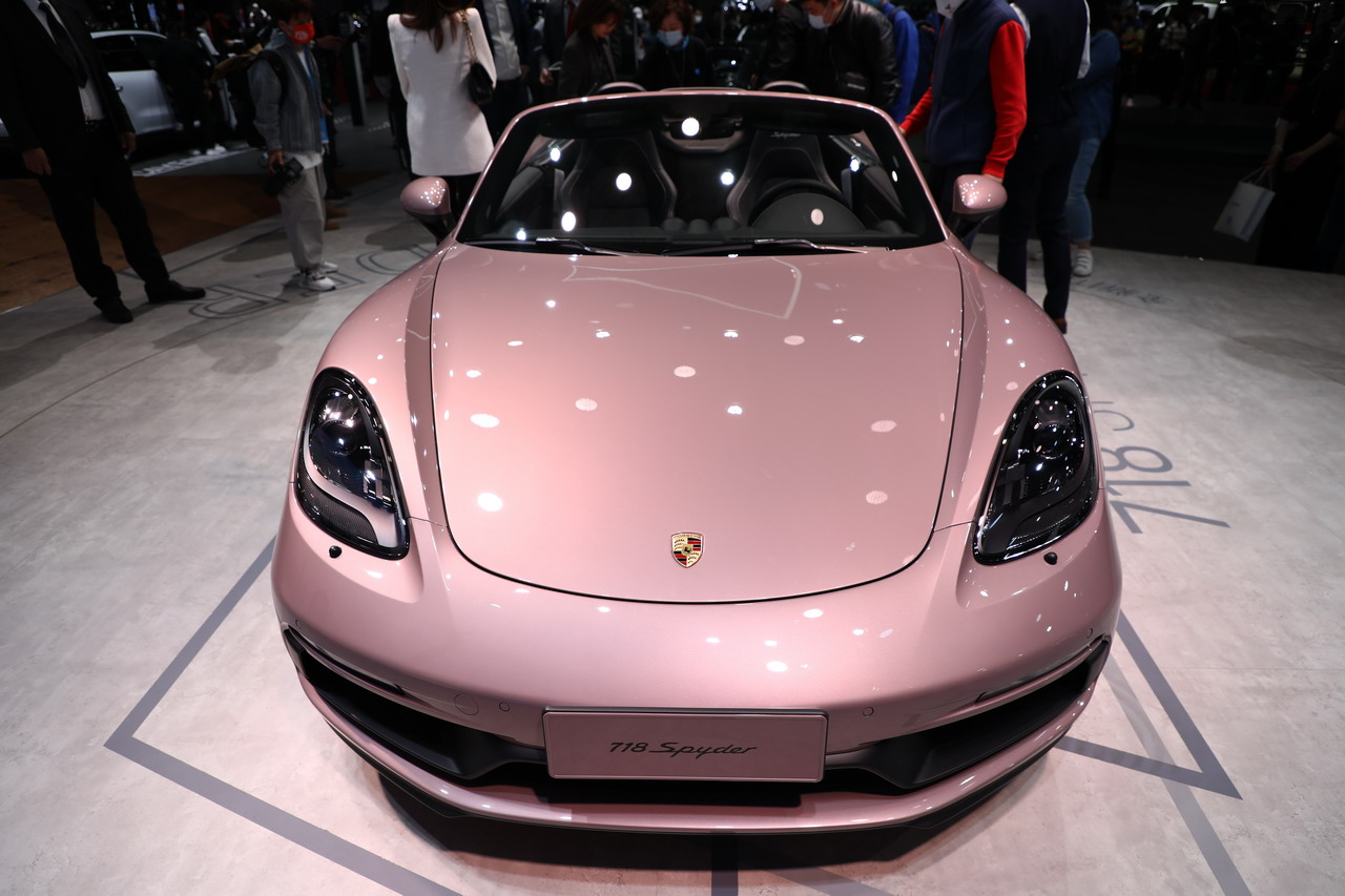 2021上海车展实拍:保时捷718