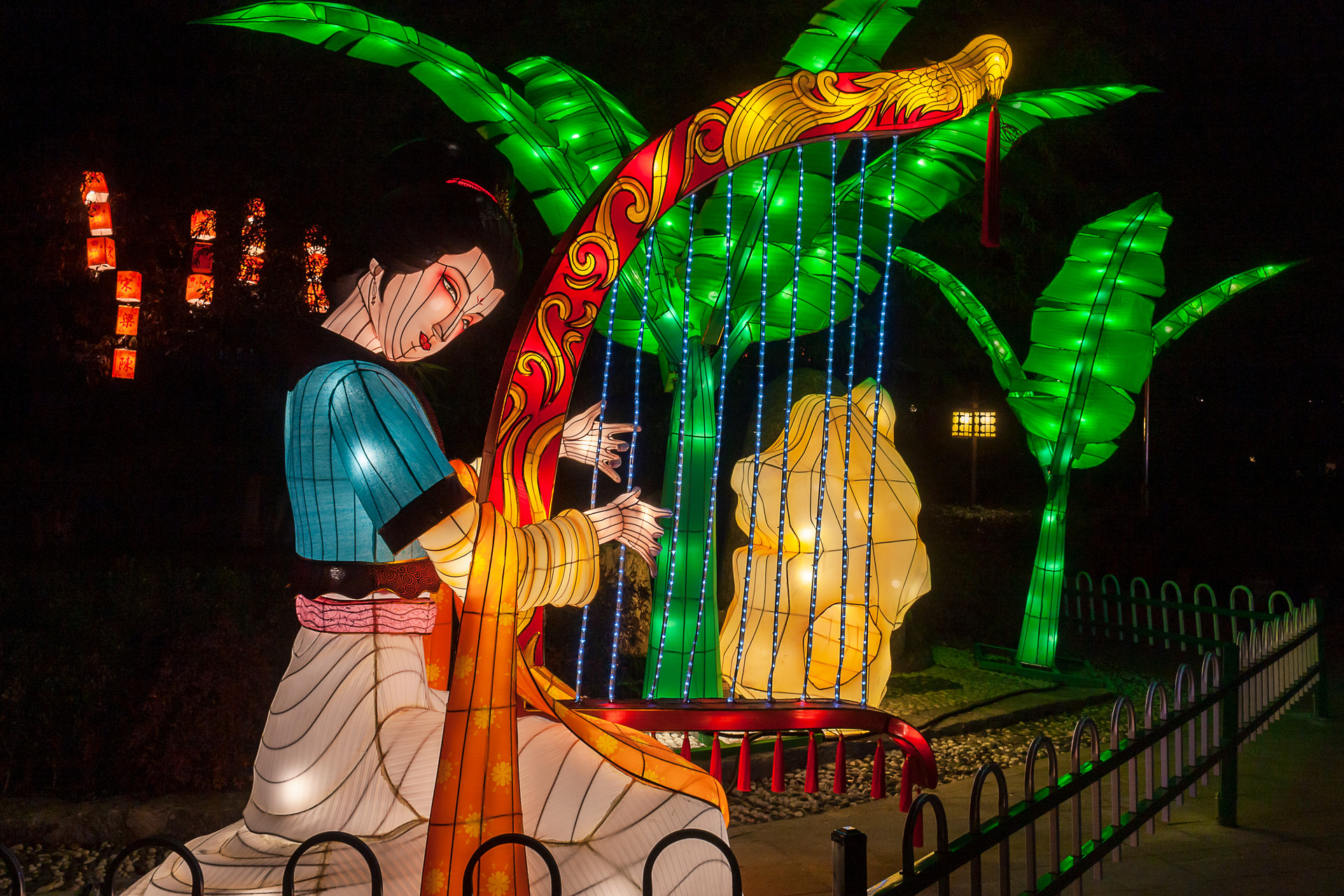 春节灯会,灯笼展