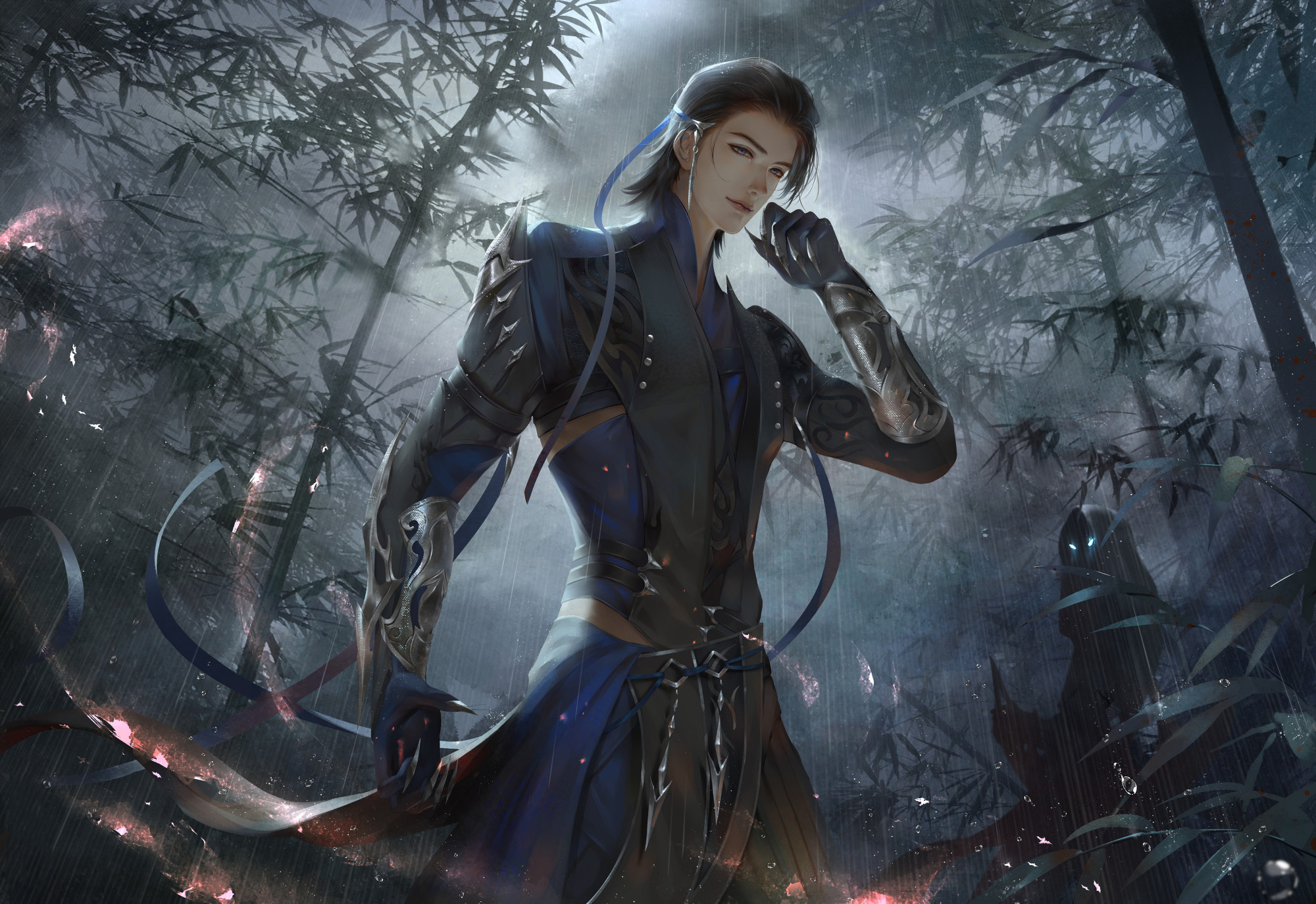 画风精美的一组"古风"人物插画作品欣赏!造型相当美型的大作!