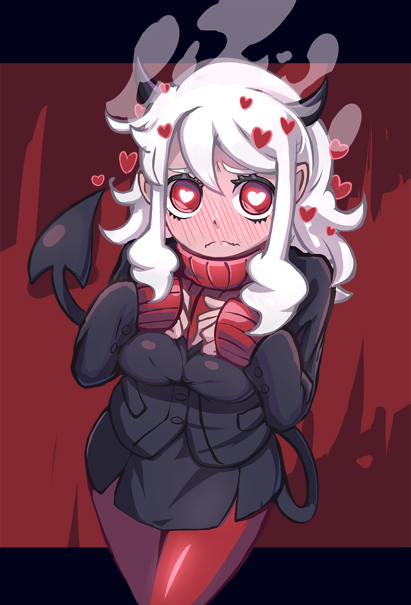 这波地狱小恶魔的插画壁纸够酷,够胆你就来看,你还敢不敢收藏?