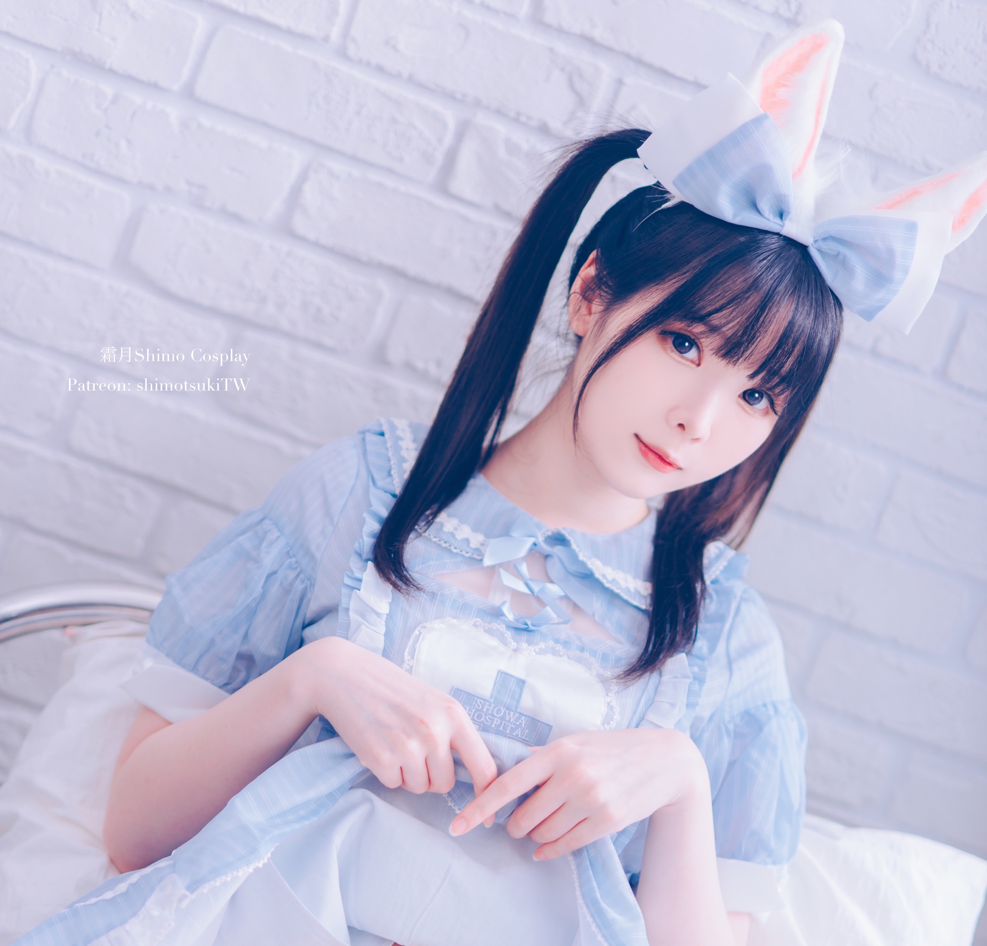 cosplay欣赏丨女仆裙·蓝色丨霜月shimo