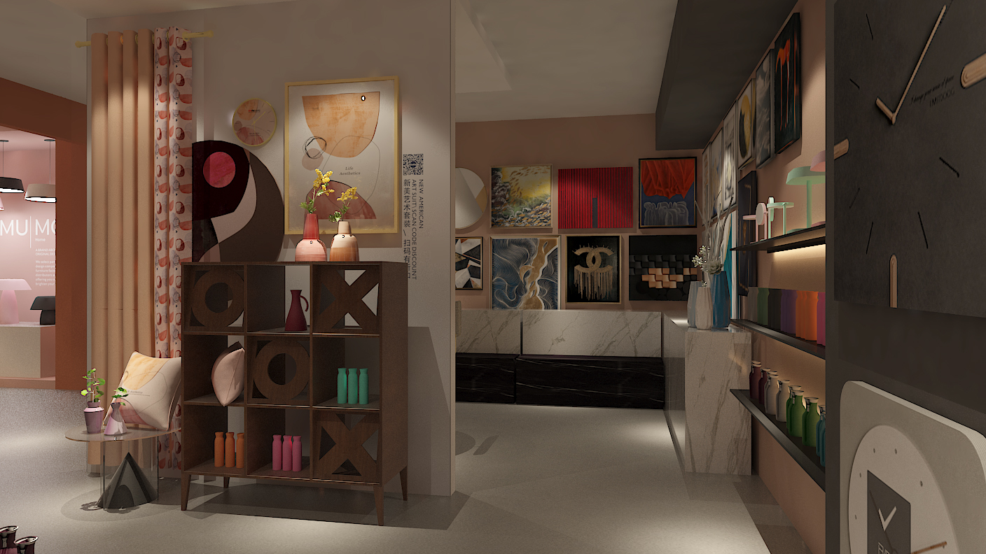 gotta艺术软装店面展示效果图