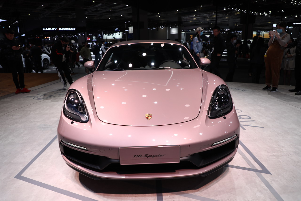 2021上海车展实拍:保时捷718