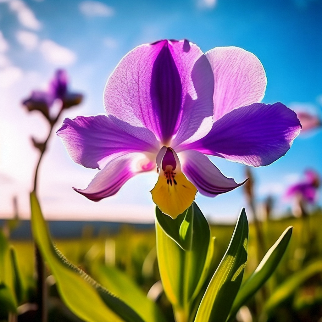 青幽幽的草原上,蓝悠悠的马兰花