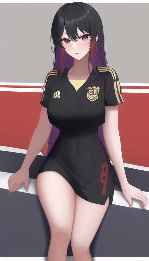 ai绘画生成的二次元足球宝贝,男士请接好你们的口水!