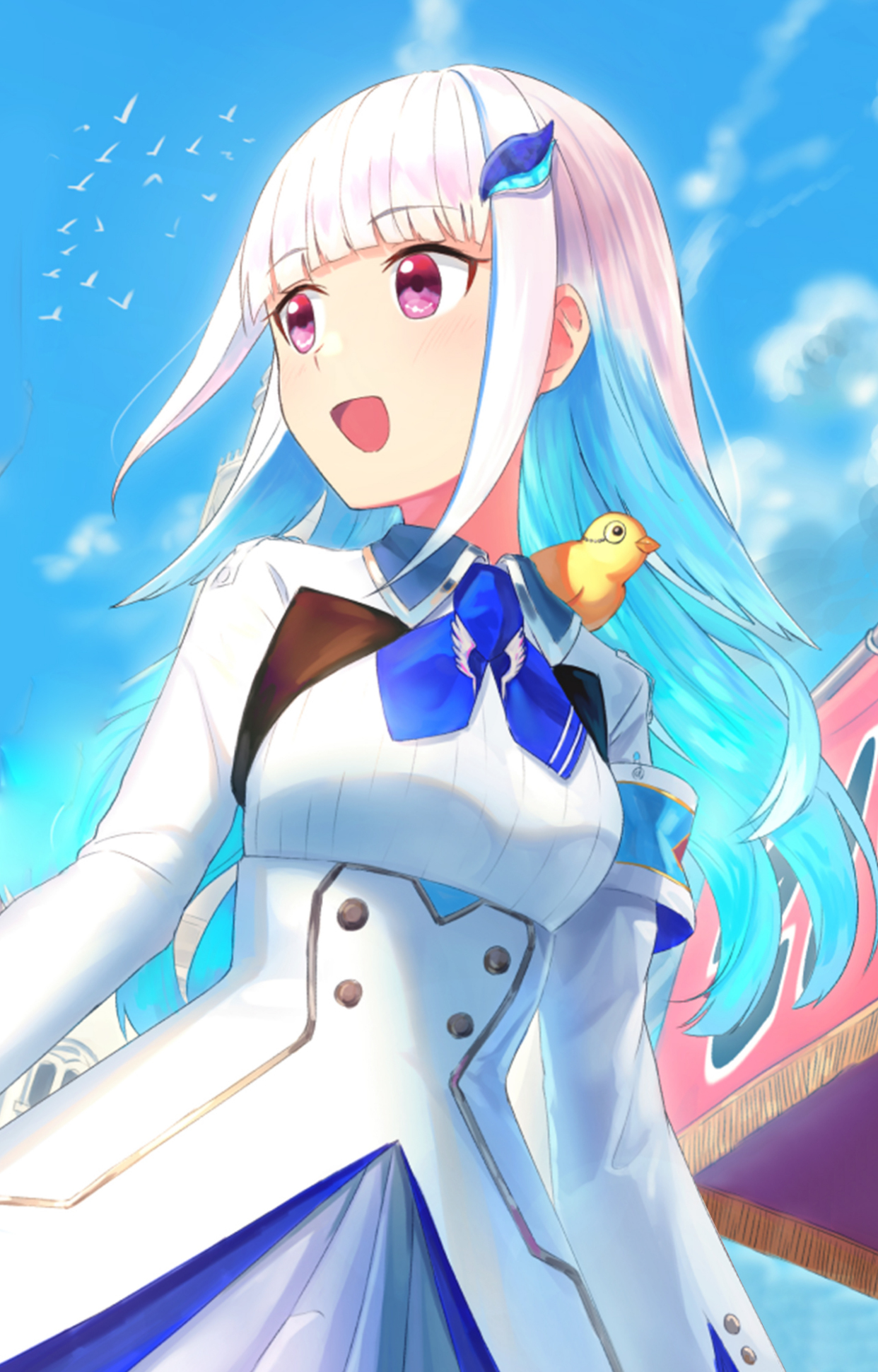 高清动漫手机壁纸分享,日本虚拟歌姬,偶像lize helesta的插画图