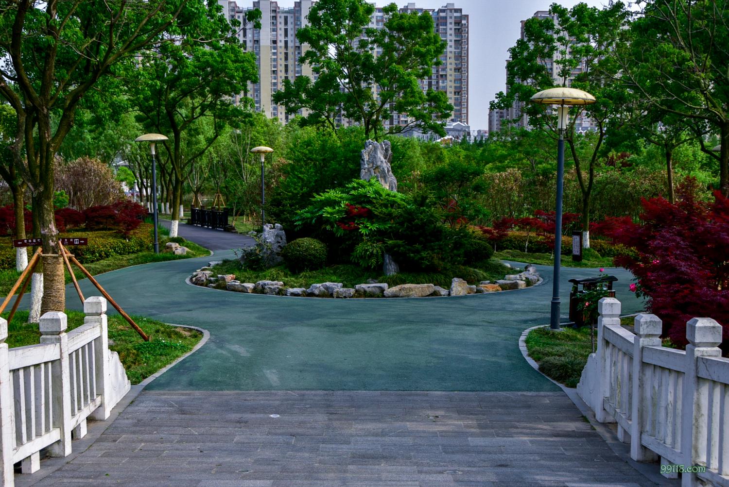 江苏盐城盐渎公园风景