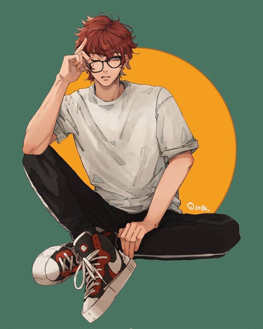 人物绘画,痞气十足的小哥哥,你中意他吗