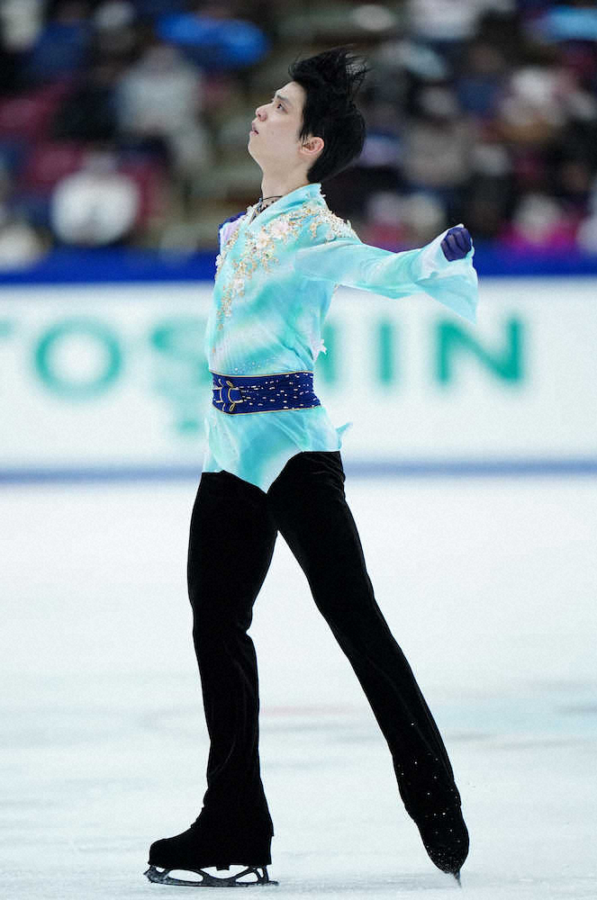 羽生结弦美图赏析,时隔5年再次在日本花样滑冰锦标赛夺魁