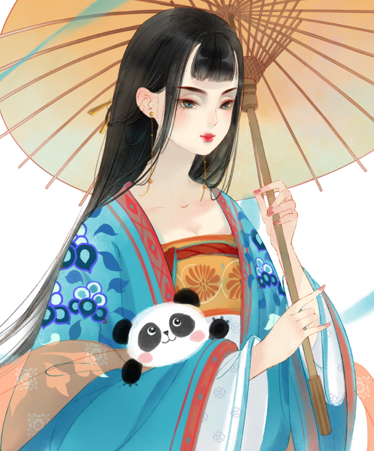 中国风插画 山鬼系列