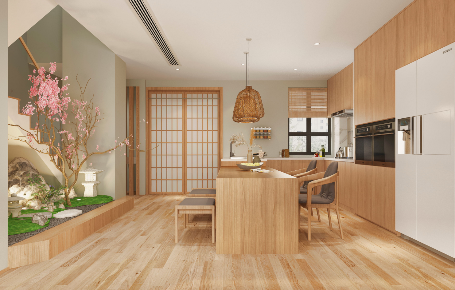 海格家居暖色日系风格效果图分享