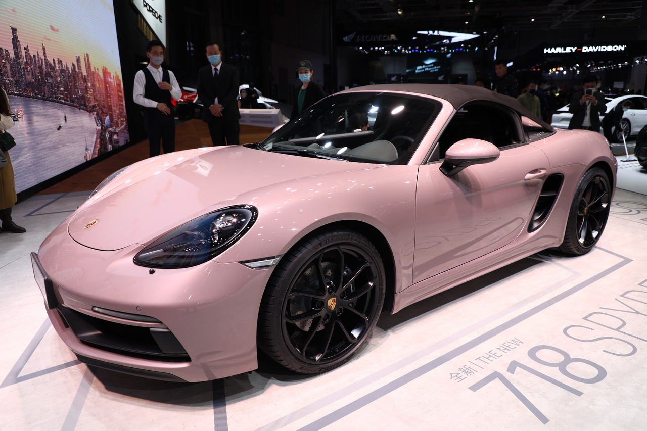 2021上海车展实拍:保时捷718