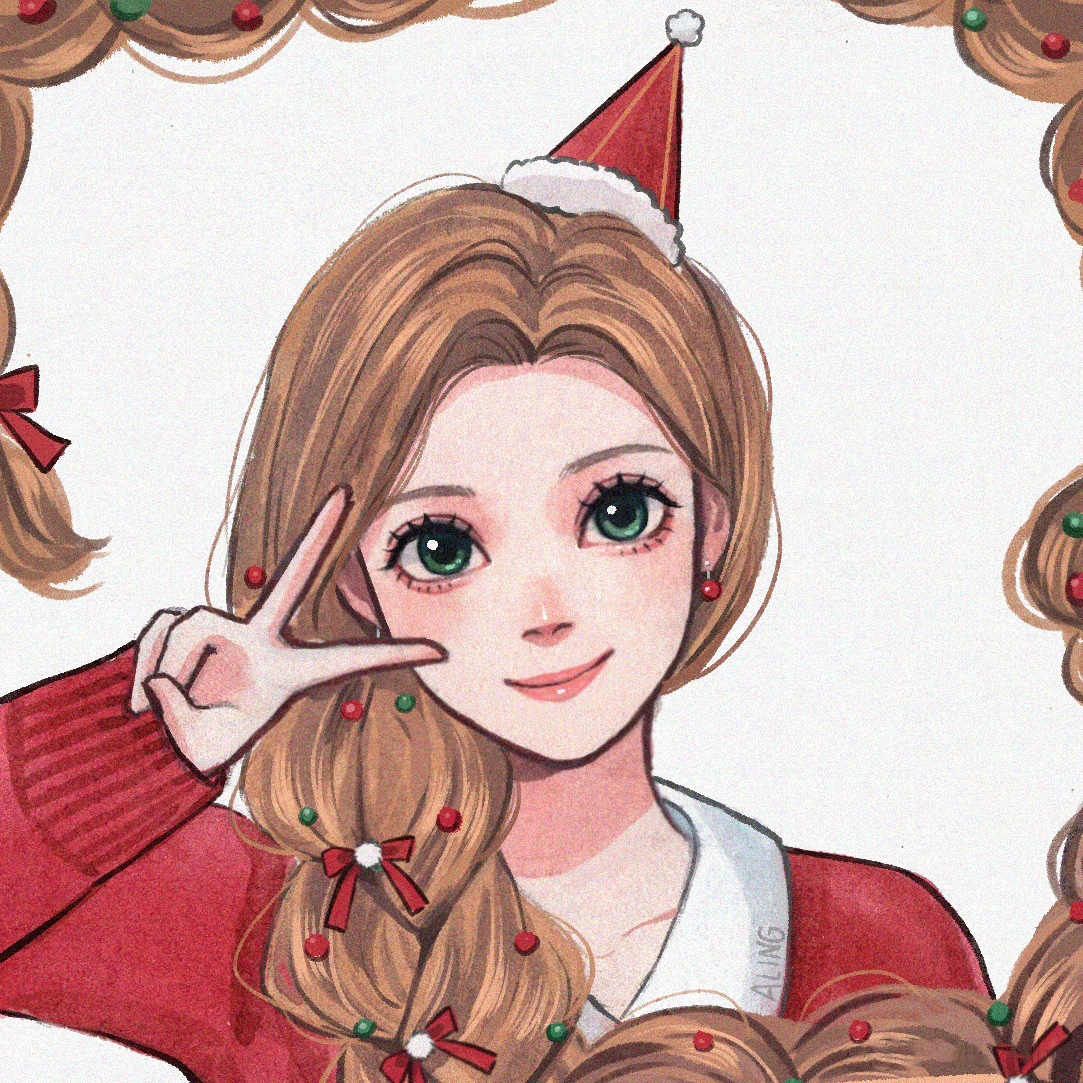 女生头像,超美圣诞装迪士尼公主