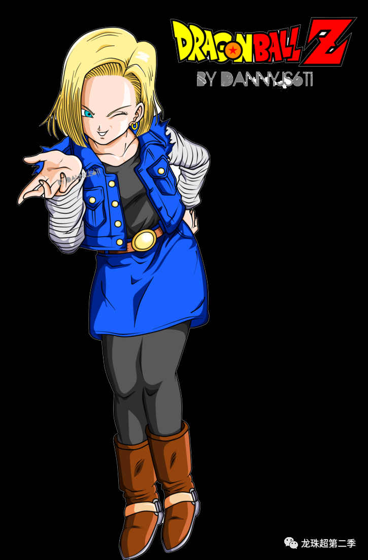 七龙珠壁纸:女神18号,克林的老婆