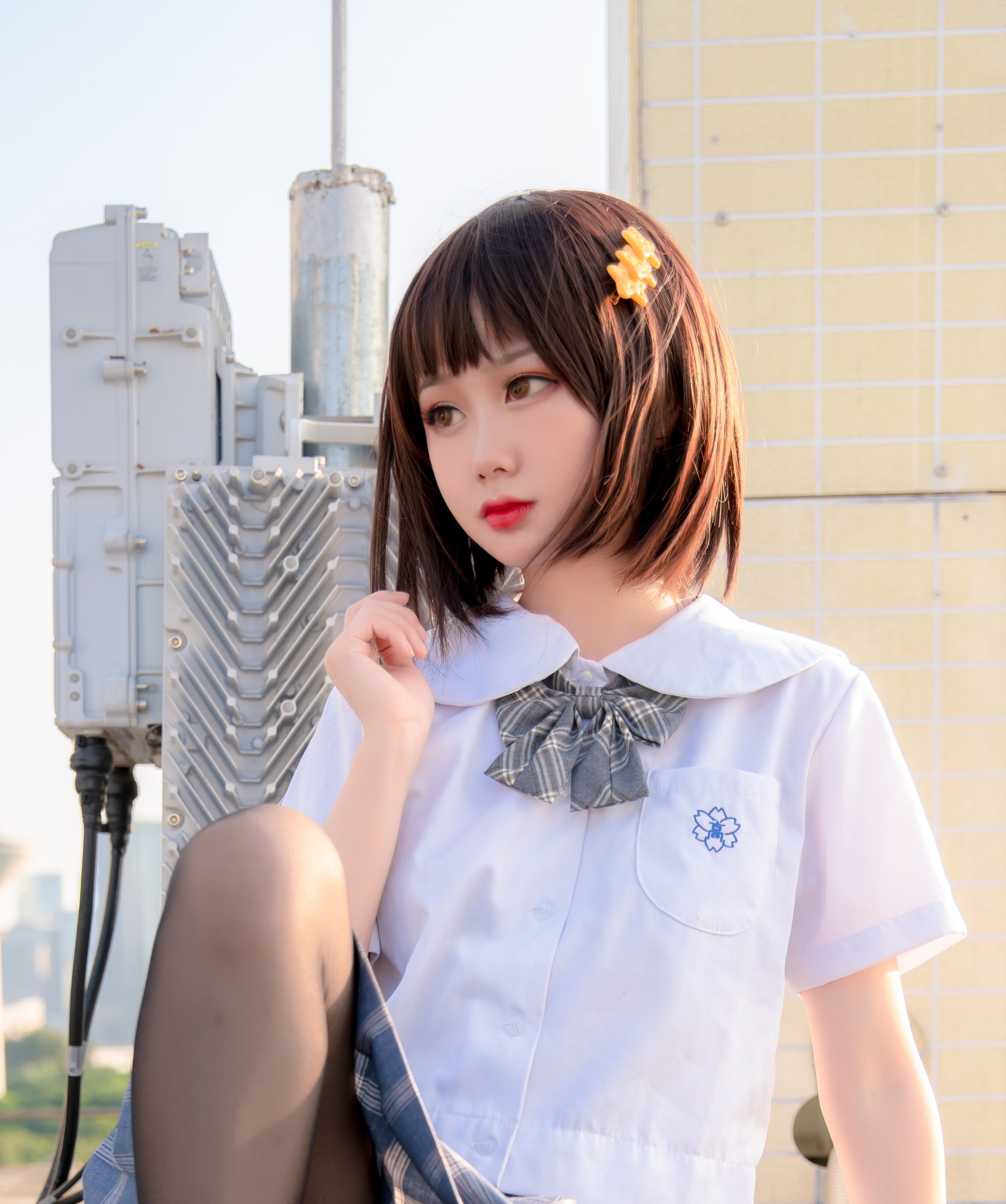 cosplay欣赏丨jk少女·风丨风的律动也是爱恋的律动呀!