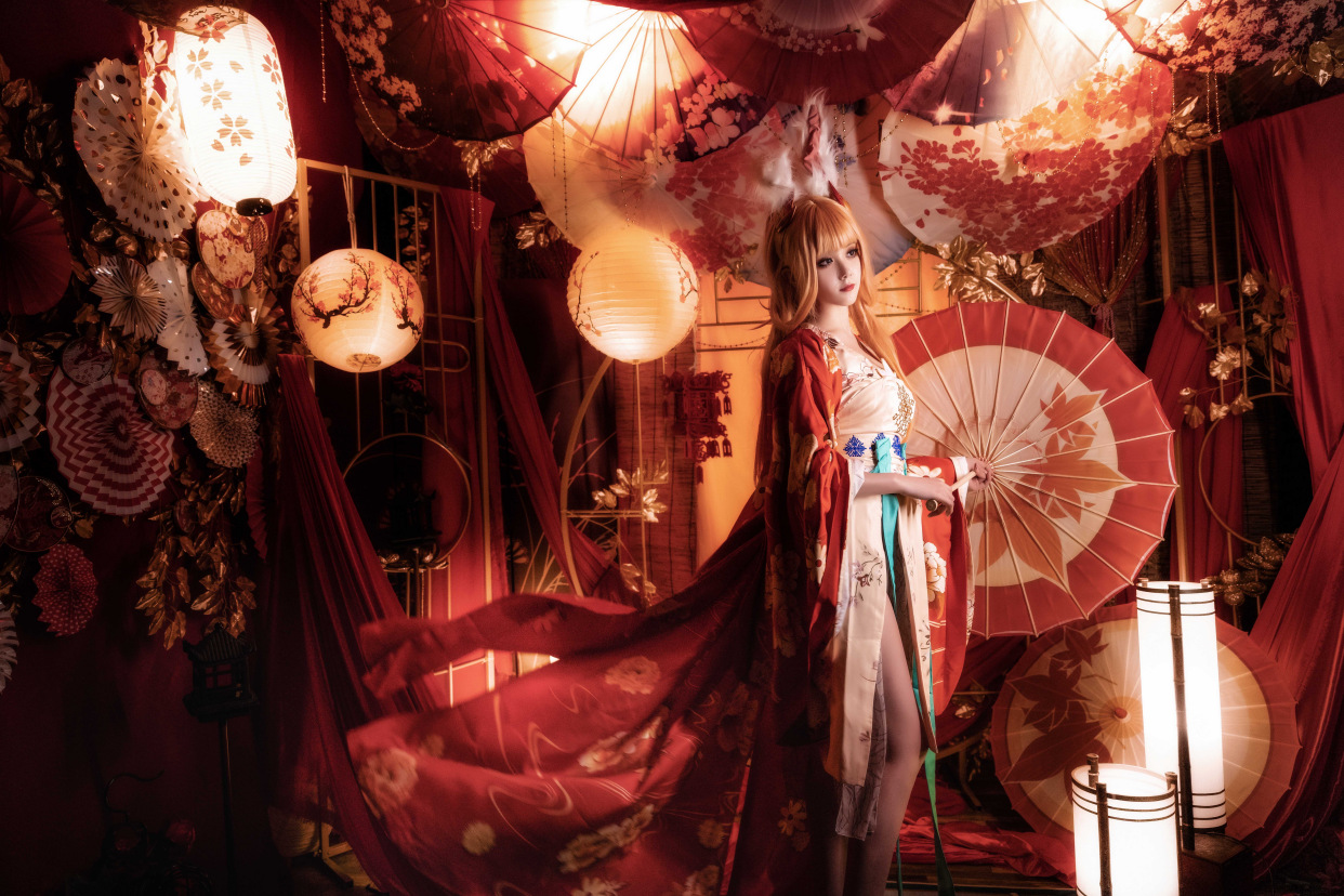 千灯之约,不夜长安,公孙离幻舞玲珑cos