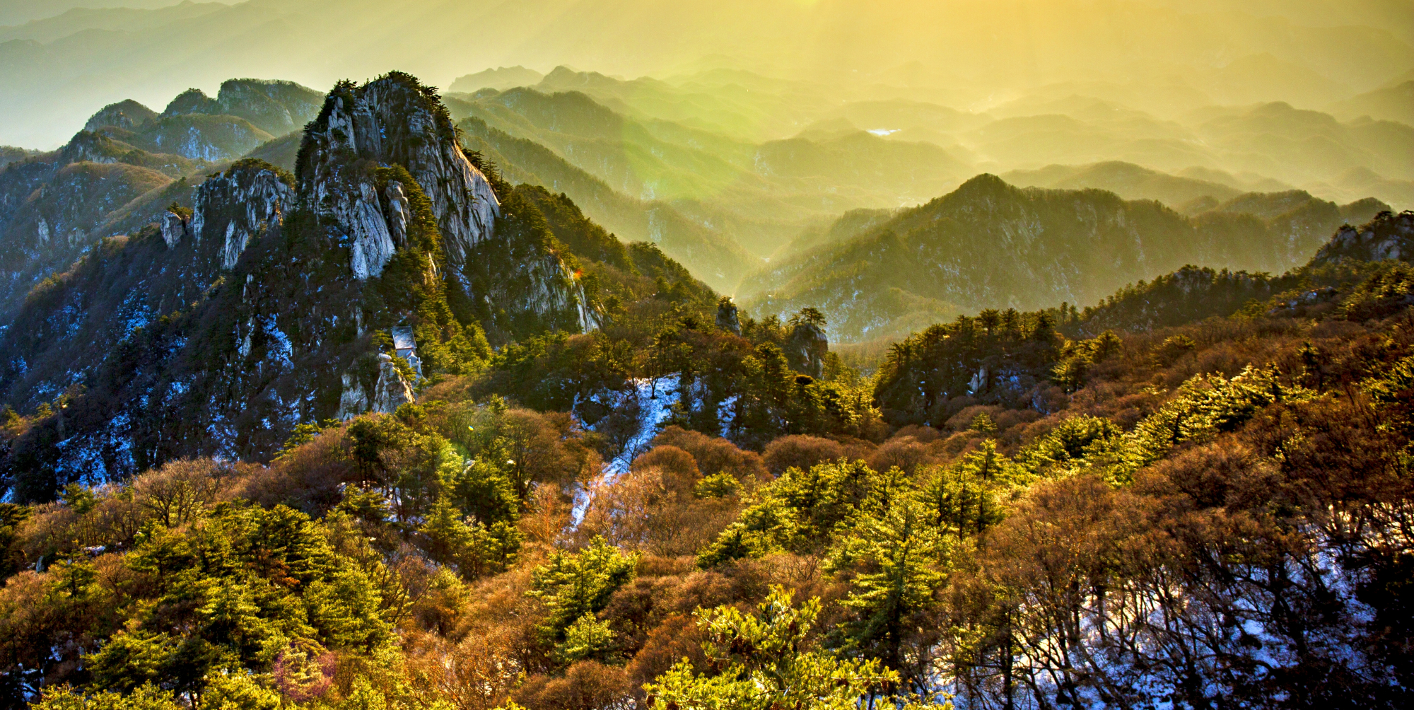 拥抱2021年的曙光 尧山日出美不胜收